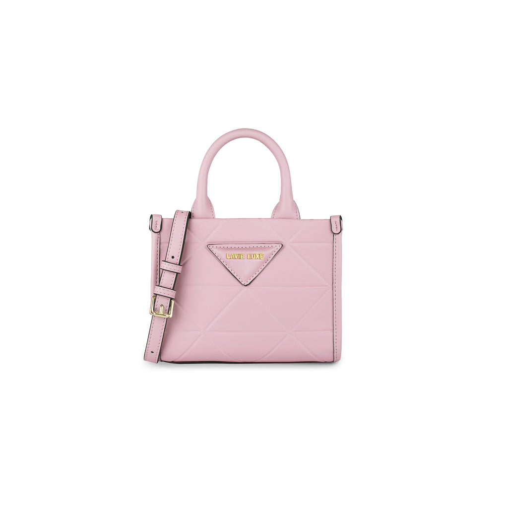 Lavie Luxe Mona Box XS Satchel Bag Extra Small Pink