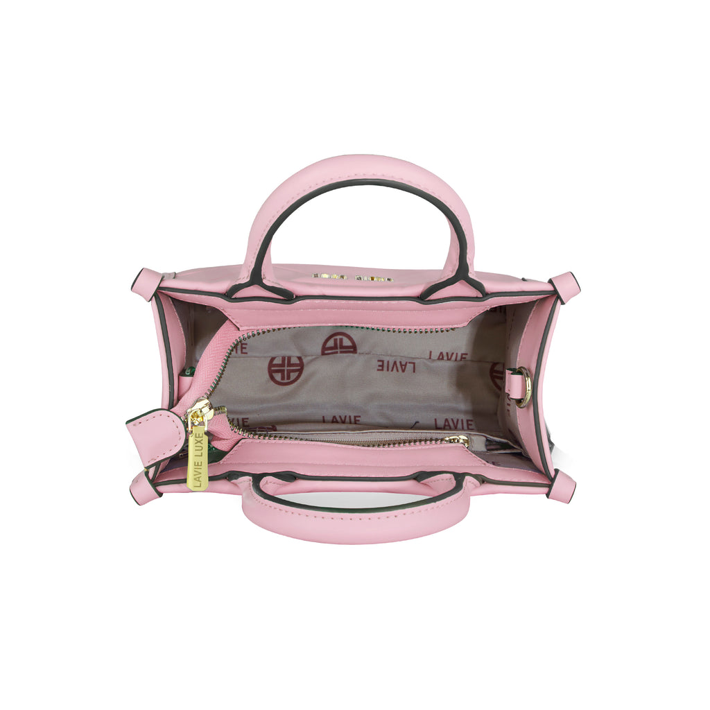 Lavie Luxe Mona Box XS Satchel Bag Extra Small Pink