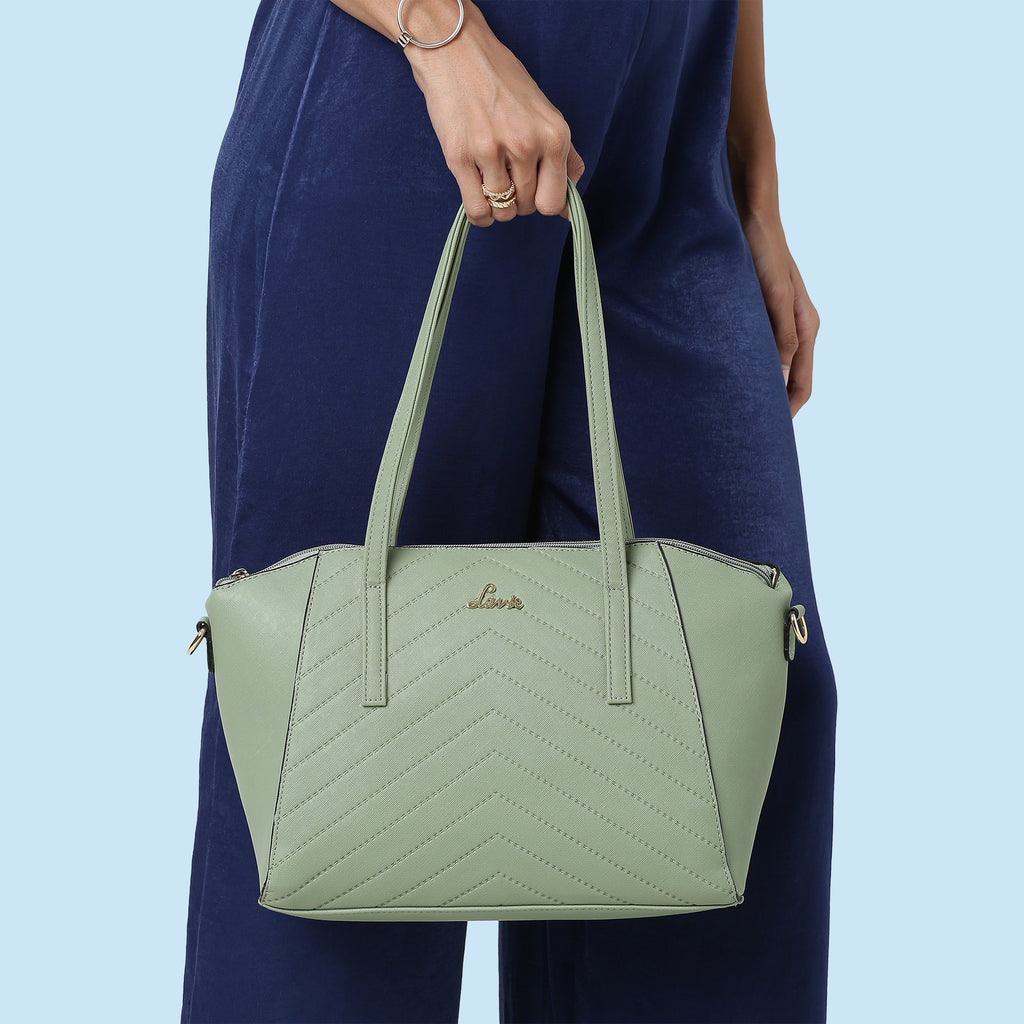 Lavie Women's Gnome Satchel Bag Medium Green