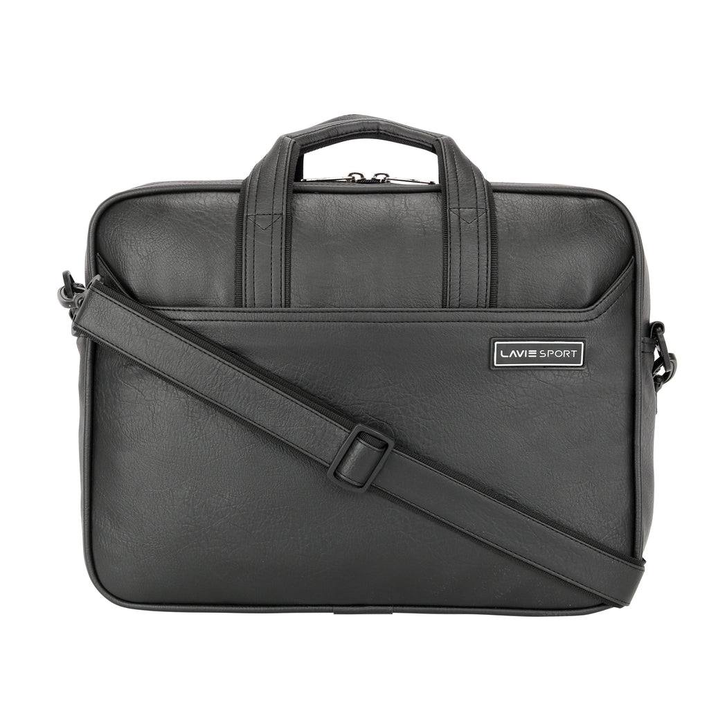 Lavie_Sport_2_Compartments_Executive_Unisex_Laptop_Briefcase_Bag_Black