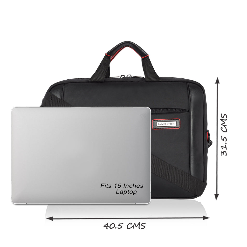 Lavie_Sport_1.5_Compartment_Business_Pro_Unisex_Laptop_Briefcase_Bag_Black
