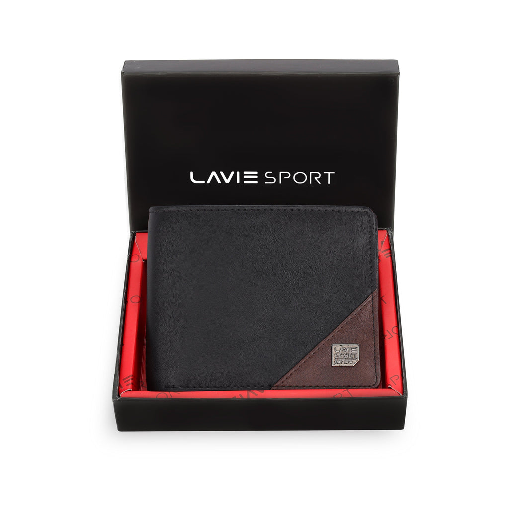 Lavie Sport Colnel Highlite Men's Wallet Black - Lavie World
