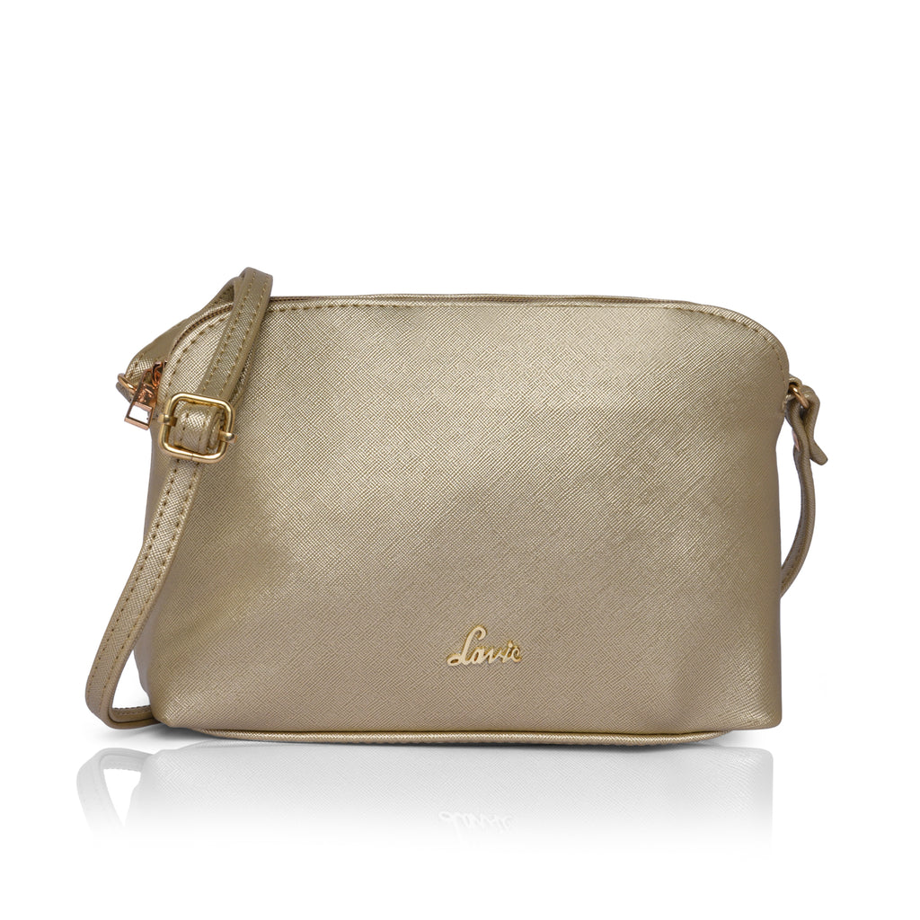 Lavie Archer Women's Textured Sling Bag Medium Gold
