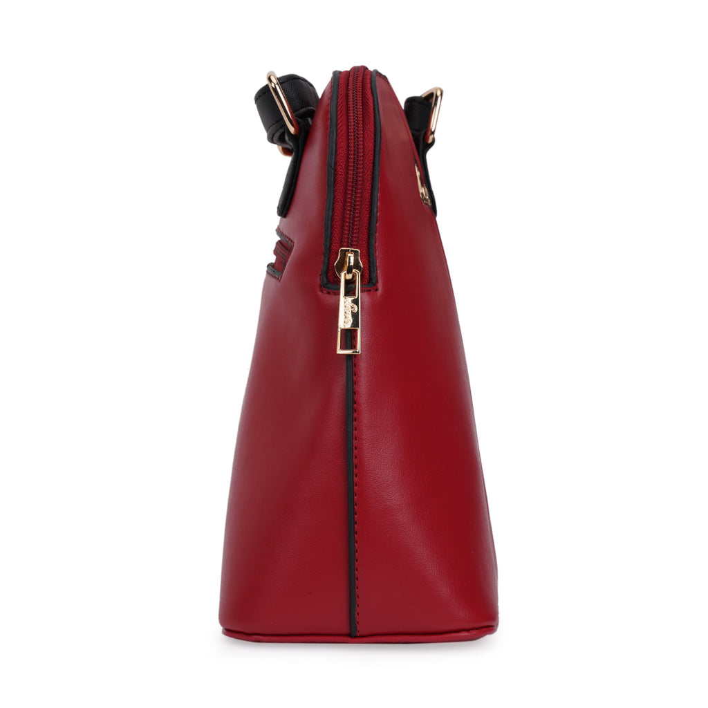 Lavie Spine Women's Vertical Dome Sling Bag Medium Red