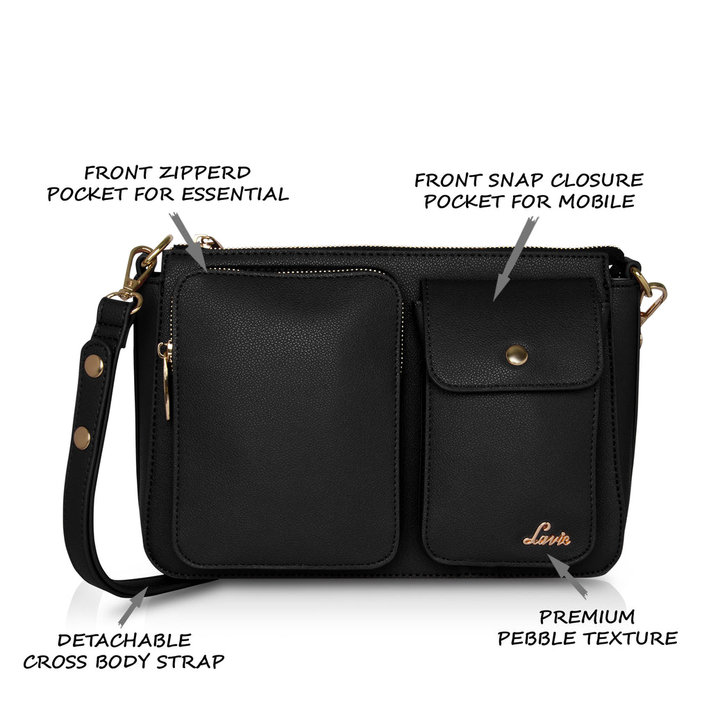 Lavie Pro 3c Women's Sling Bag Medium Black