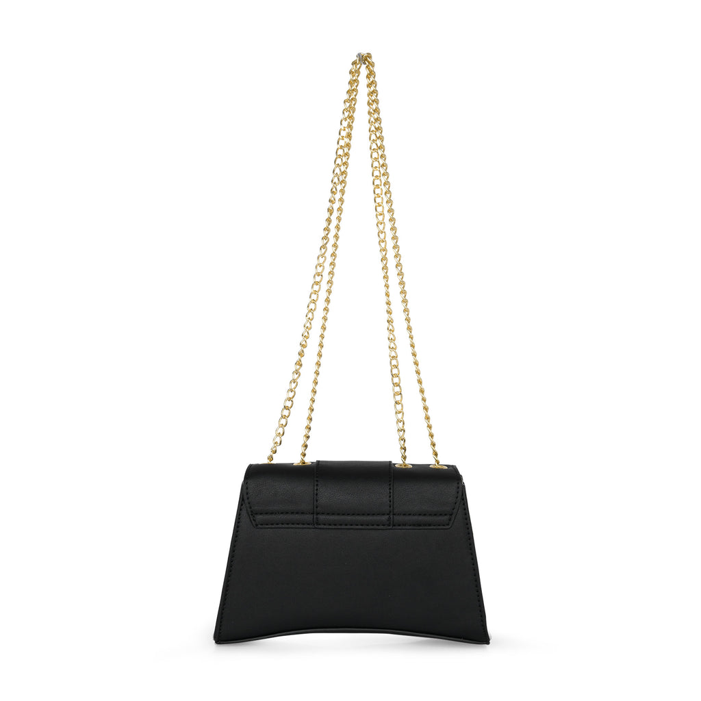 Lavie Luxe Bub Girl's Flap Mini Sling Bag Small Black