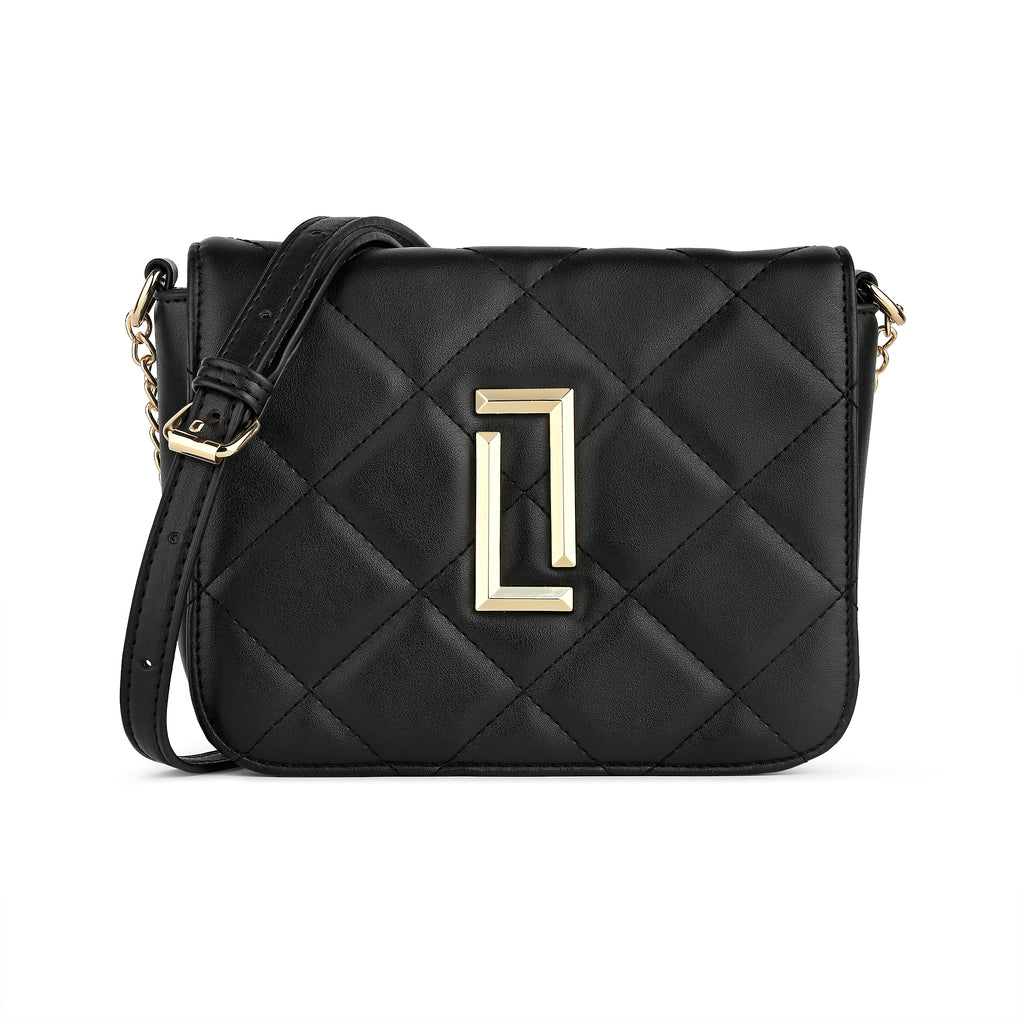 Lavie Luxe Carol Women's Flap Sling Bag Small Black