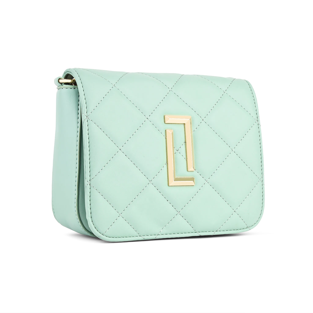 Lavie Luxe Carol Women's Flap Sling Bag Small Mint