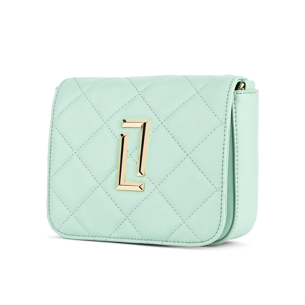 Lavie Luxe Carol Women's Flap Sling Bag Small Mint