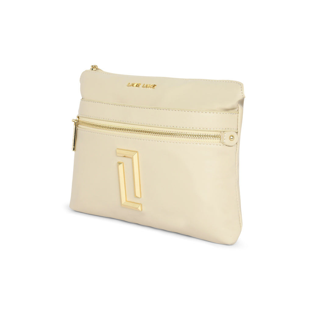 Lavie Luxe Quick Access Women's Sling Bag Small Beige