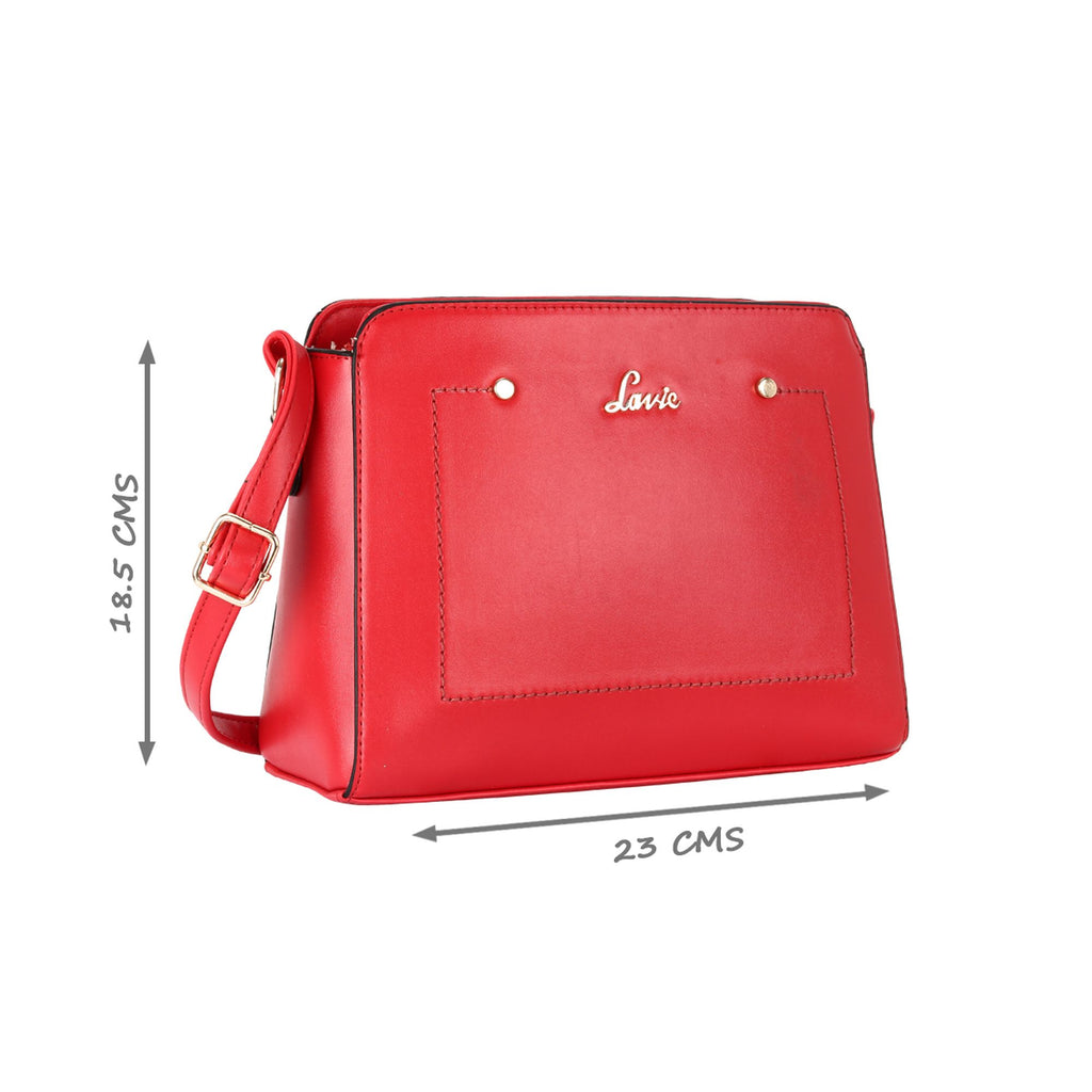 Lavie Jefferey Plastic Handbag Small Red
