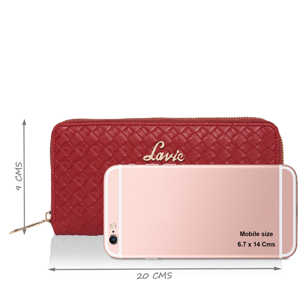 Lavie Bot Pro Women's Zip Around Wallet Large Red