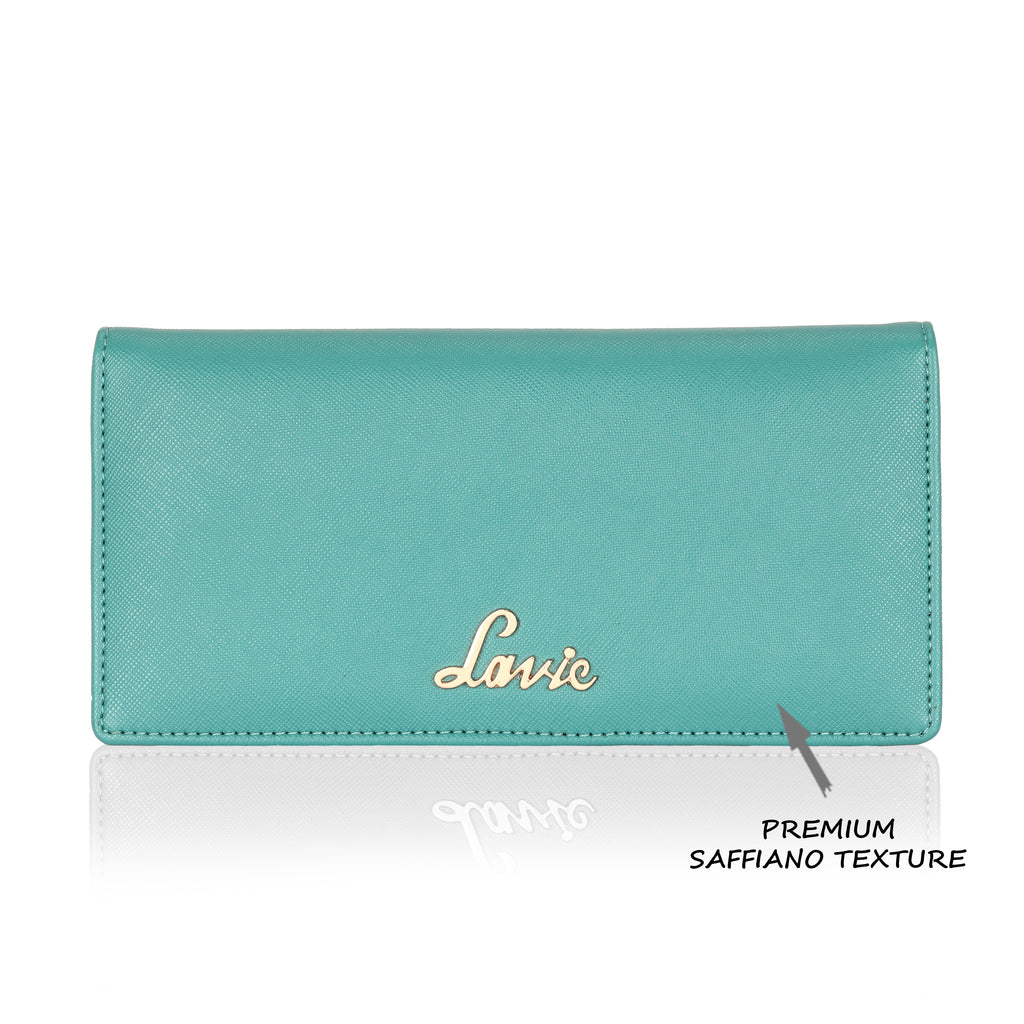 Lavie Safain Women's 2 Fold Wallet Large Sea Blue