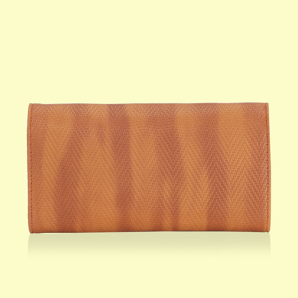 Lavie Herring Pro Women's 3 Fold Wallet Large Tan