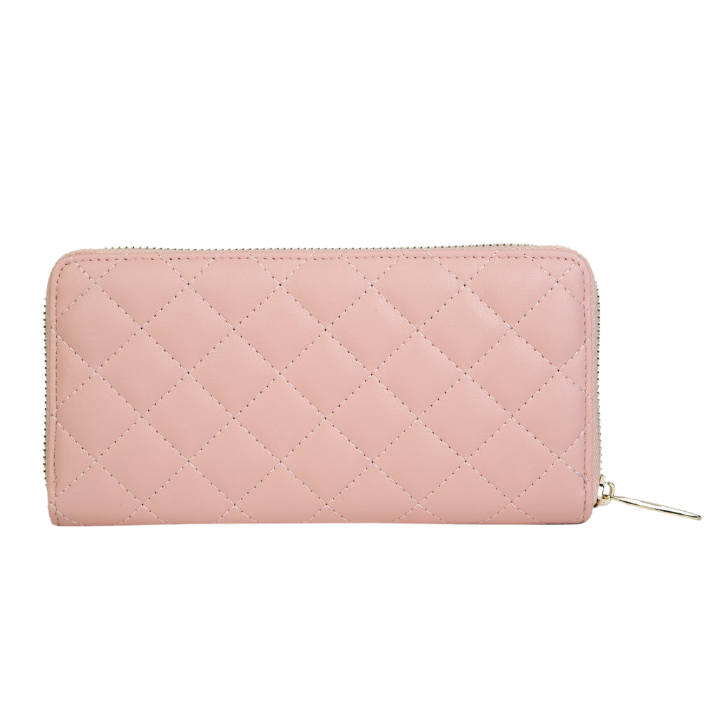 Lavie Quilt Eden women's zip around wallet Large Light Pink