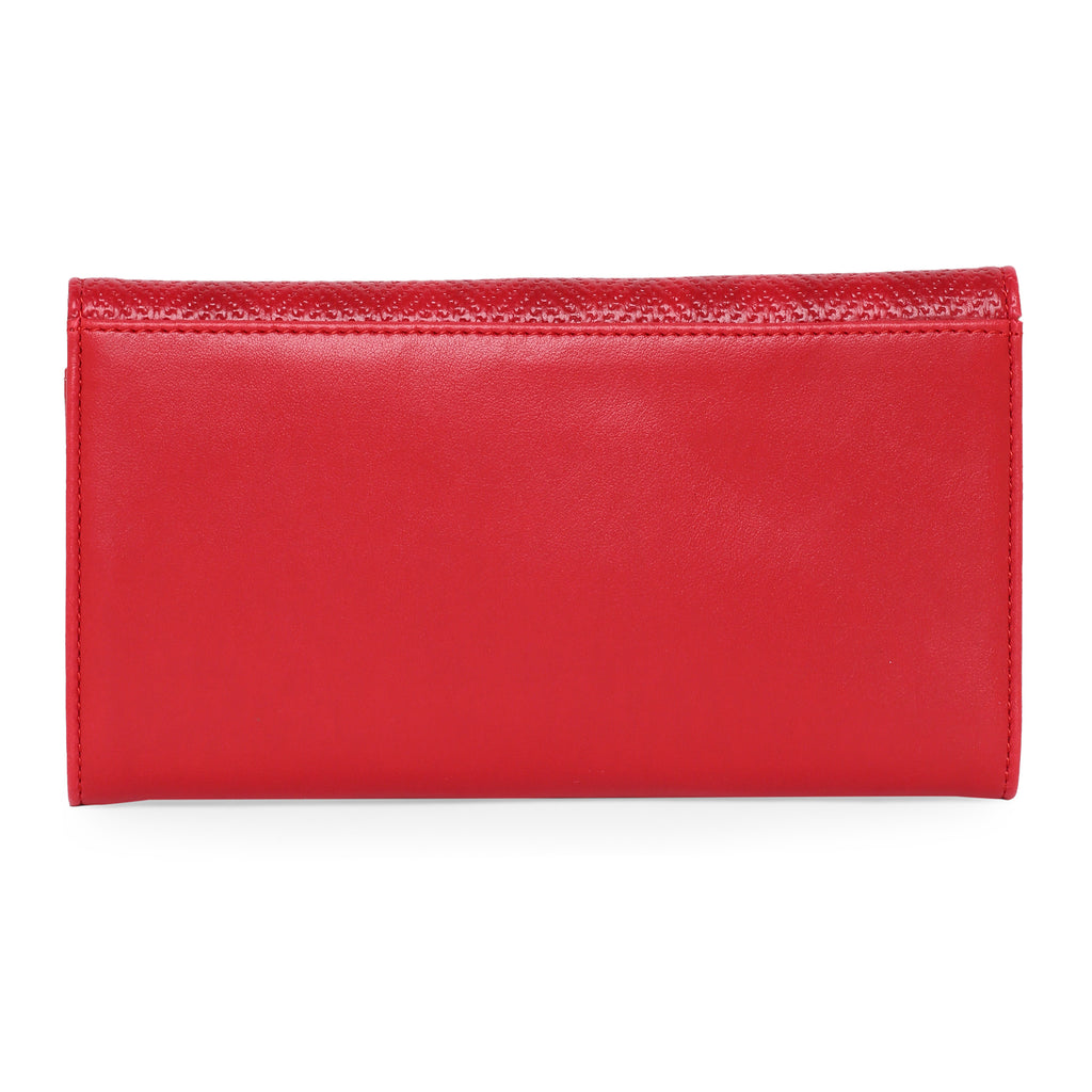 Lavie 3 Fold Women's Wallet Large Red