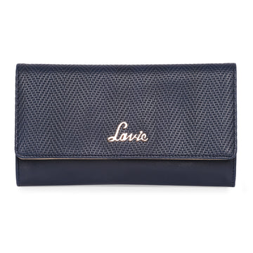 Lavie 3 Fold Women's Wallet Large Blue