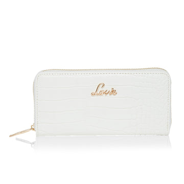 Lavie Glossy Sacy women's Zip Around wallet Large White