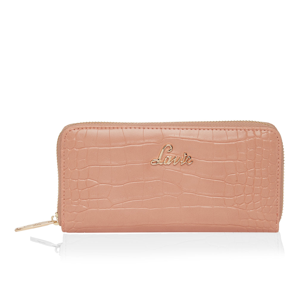 Lavie Glossy Sacy women's Zip Around wallet Large Light Pink