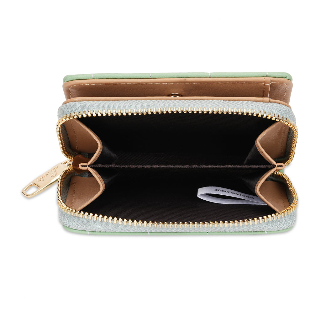 Lavie square flap women's wallet Small Mint