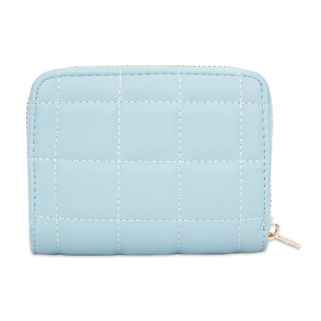 Lavie square flap women's wallet Small Blue