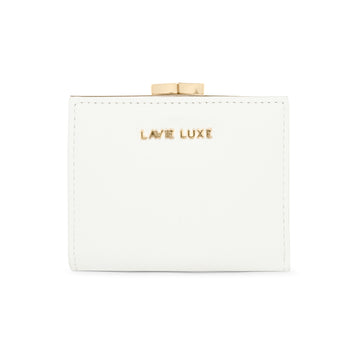 Lavie Luxe Frame Women's Wallet Small White