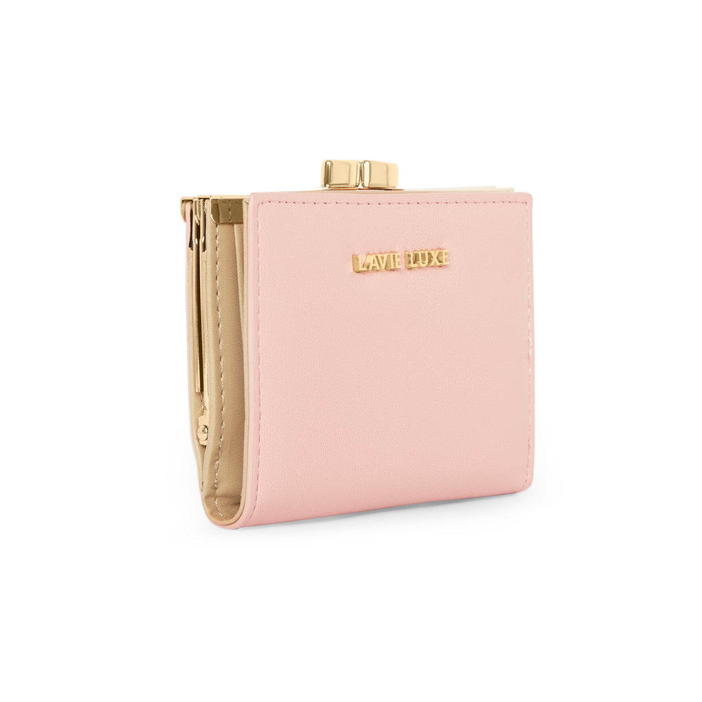 Lavie Luxe Frame Women's Wallet Small Light Pink