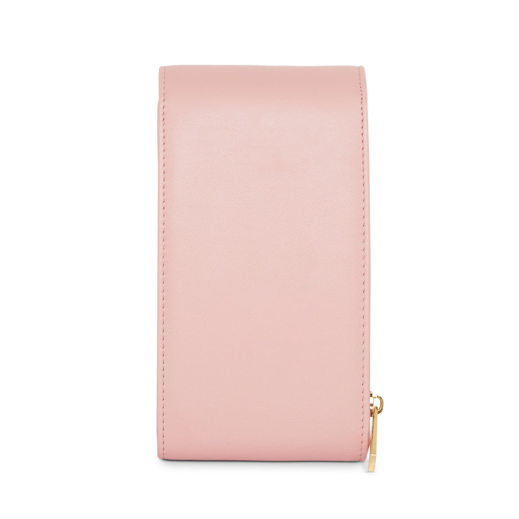Lavie Luxe Vertical Zip Women's Sling Bag Wallet Large Light Pink